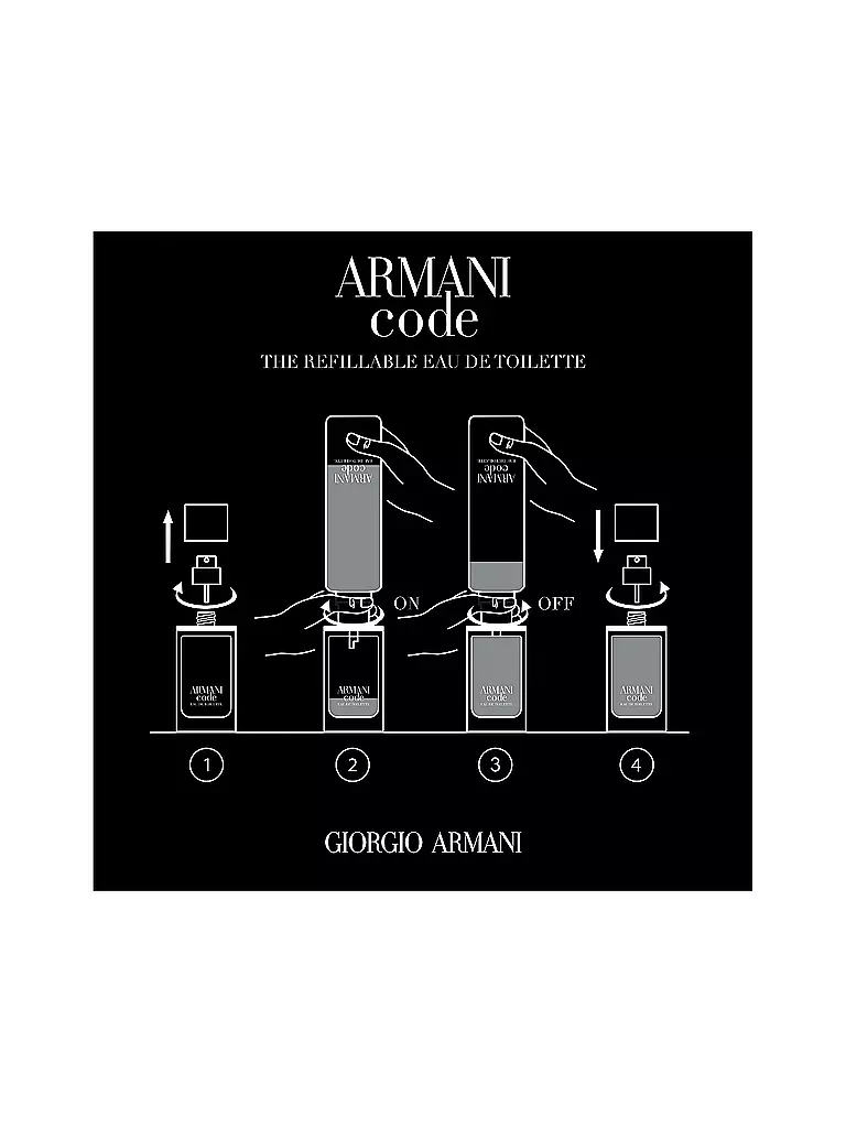 GIORGIO ARMANI | Code Eau de Toilette 50ml Nachfüllbar | keine Farbe