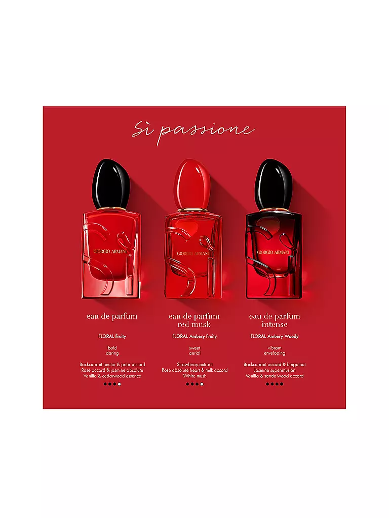 GIORGIO ARMANI | Si Passione Red Musk Eau de Parfum 30ml | keine Farbe