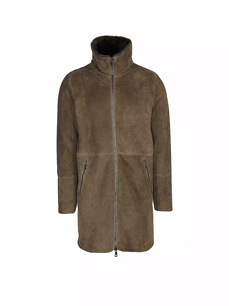 GIORGIO BRATO | Shearling Mantel | beige