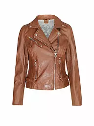 GIPSY BY MAURITIUS | Lederjacke | hellbraun