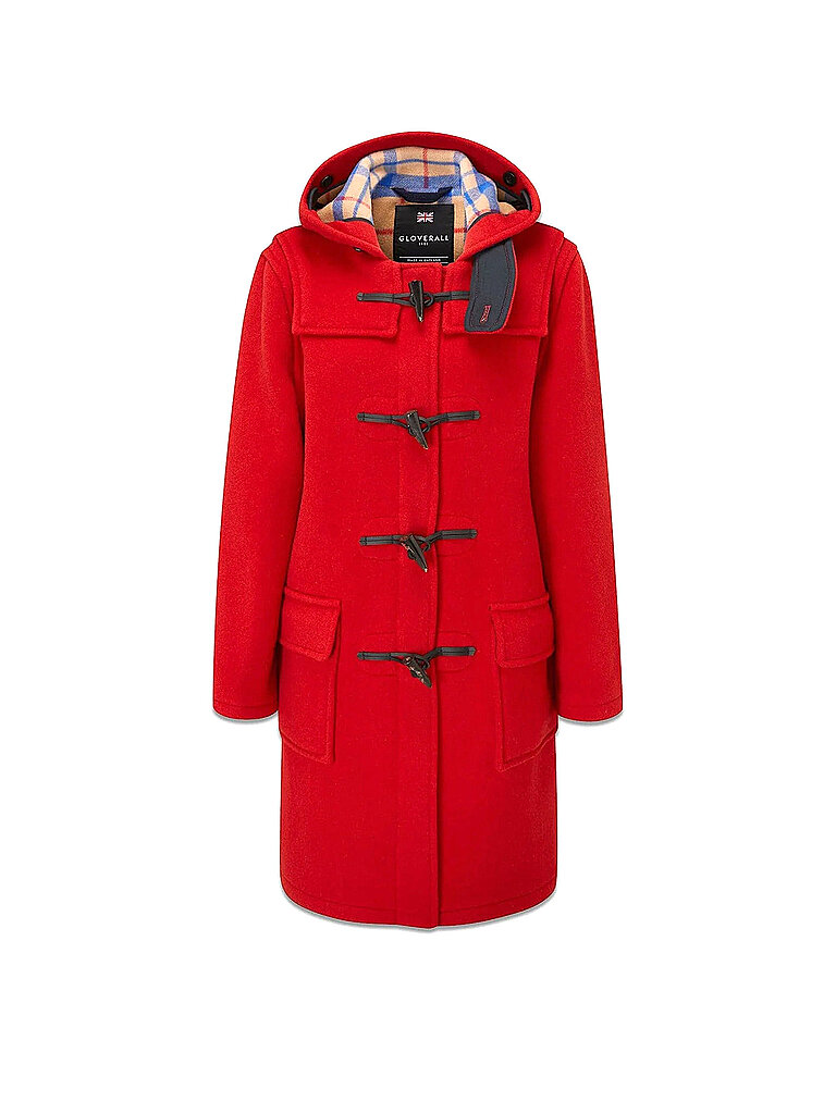 Dufflecoat MORRIS rot XL damen