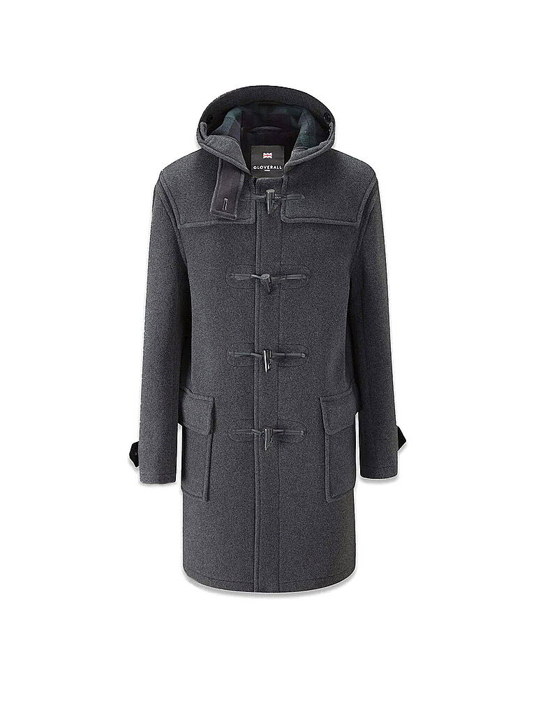 GLOVERALL Dufflecoat MORRIS grau | XS