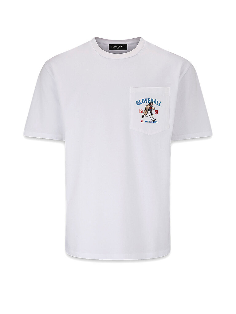 GLOVERALL T-Shirt  weiss | S