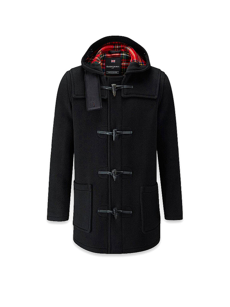 GLOVERALL Dufflecoat MID MORRIS  schwarz | S
