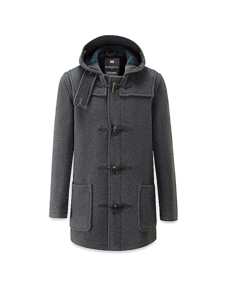 GLOVERALL Dufflecoat MID MORRIS  grau | S