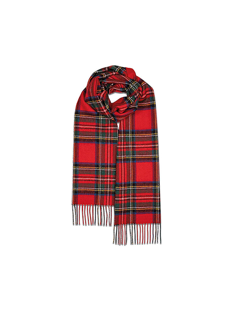 GLOVERALL Bufanda de cachemira CAMEL THOMPSON rojo
