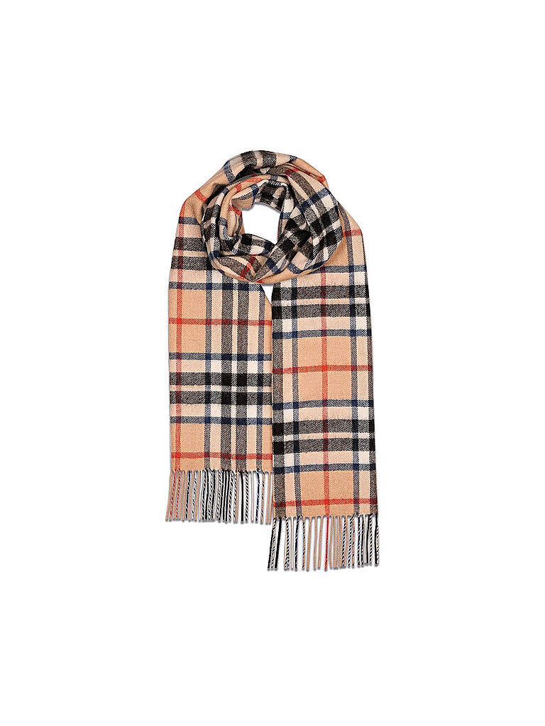 GLOVERALL Bufanda de cachemira CAMEL THOMPSON beige