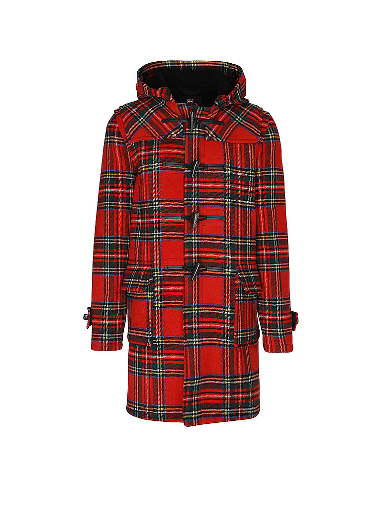 GLOVERALL Wollmantel MORRIS SPECIAL EDITION rot | L
