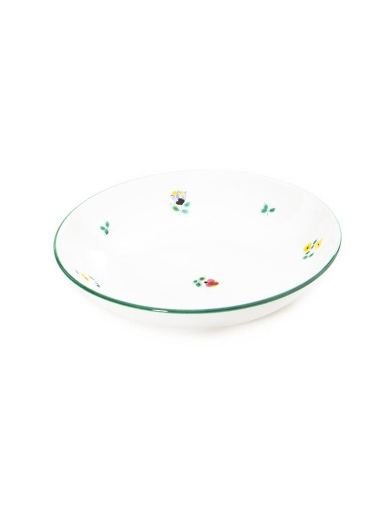 GMUNDNER KERAMIK Suppenteller Cup STREUBLUMEN 20cm bunt