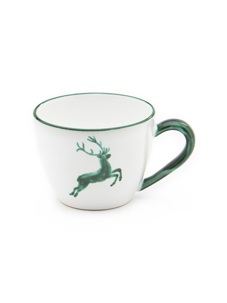GMUNDNER KERAMIK Teetasse Maxima  Grüner Hirsch 0,4l grün