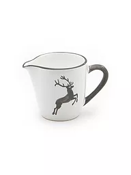 GMUNDNER KERAMIK | Milchgiesser Gourmet "Rubinroter Hirsch" 0,2l | grau