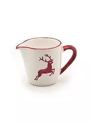 GMUNDNER KERAMIK | Milchgiesser Gourmet "Rubinroter Hirsch" 0,2l | rot