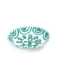 GMUNDNER KERAMIK | Suppenteller Cup "Grün Geflammt" 20cm | grün
