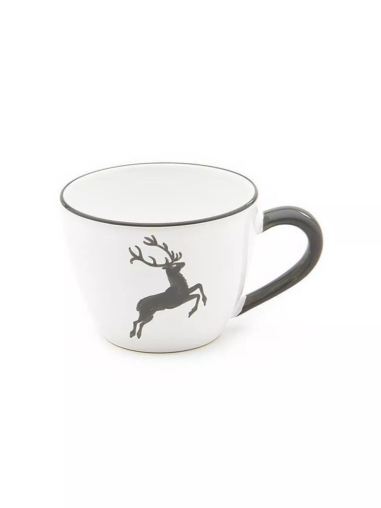 GMUNDNER KERAMIK | Teetasse Maxima "Grauer Hirsch" 0,4l | grau