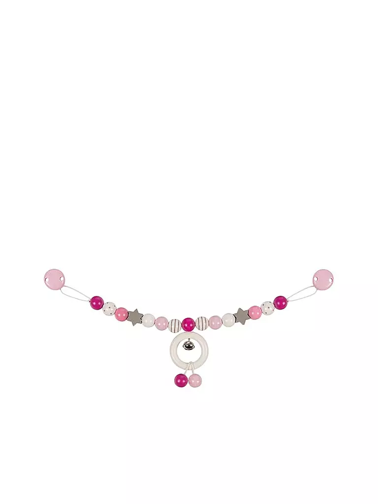 GOKI | Kinderwagenkette rosa/grau 40cm | keine Farbe