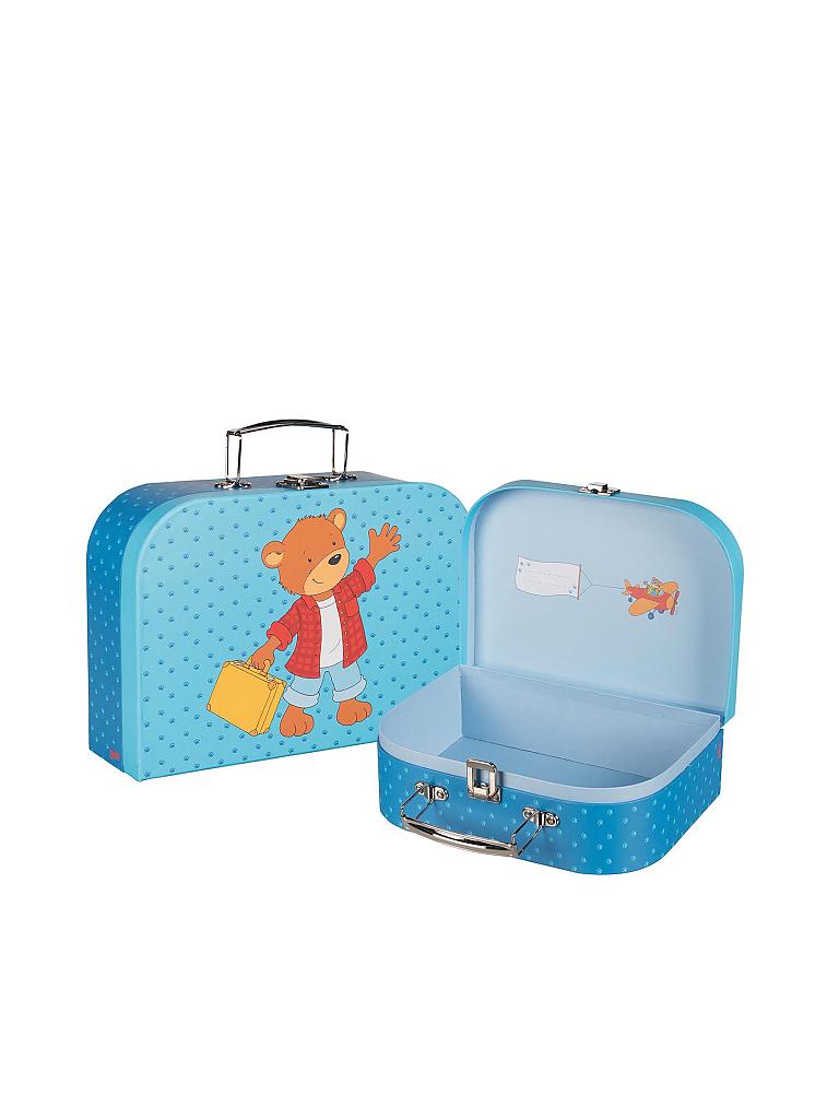 GOKI | Koffer Teddybär groß | blau