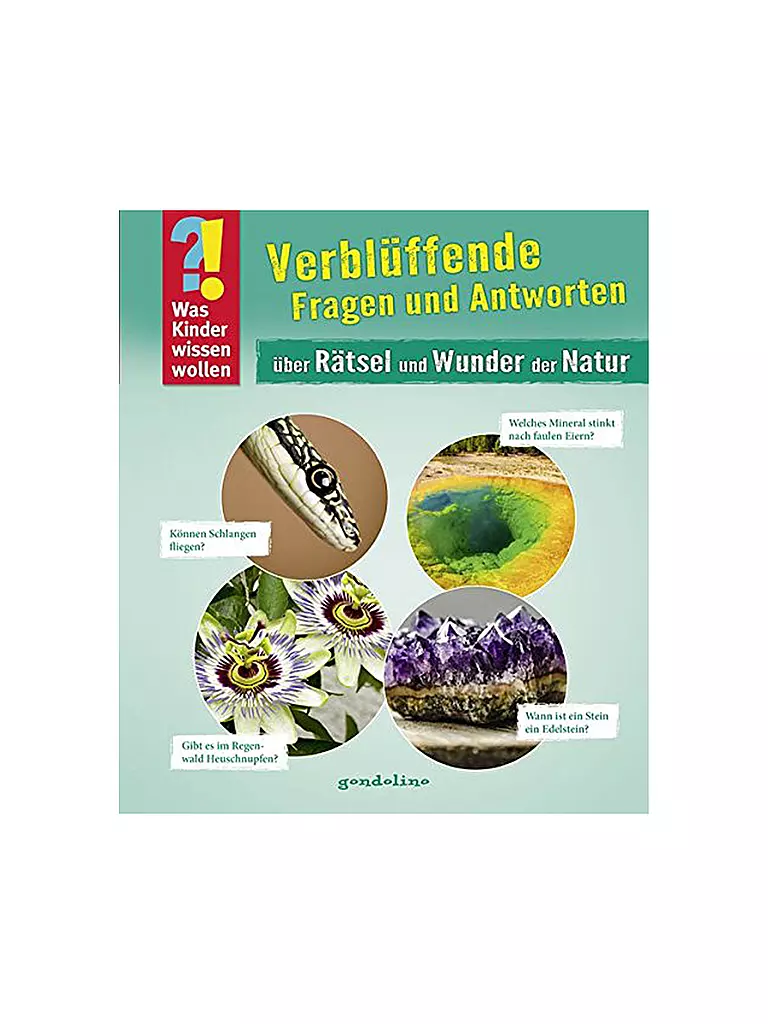 GONDOLINO | Buch - Verblüffende Fragen und Antworten über Rätsel und Wunder der Natur - Band 8 (Gebundene Ausgabe) | keine Farbe