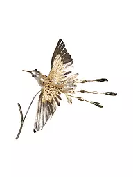GOODWILL | Dekofigur Hummingbird on clip 20cm champagne/gold | gold