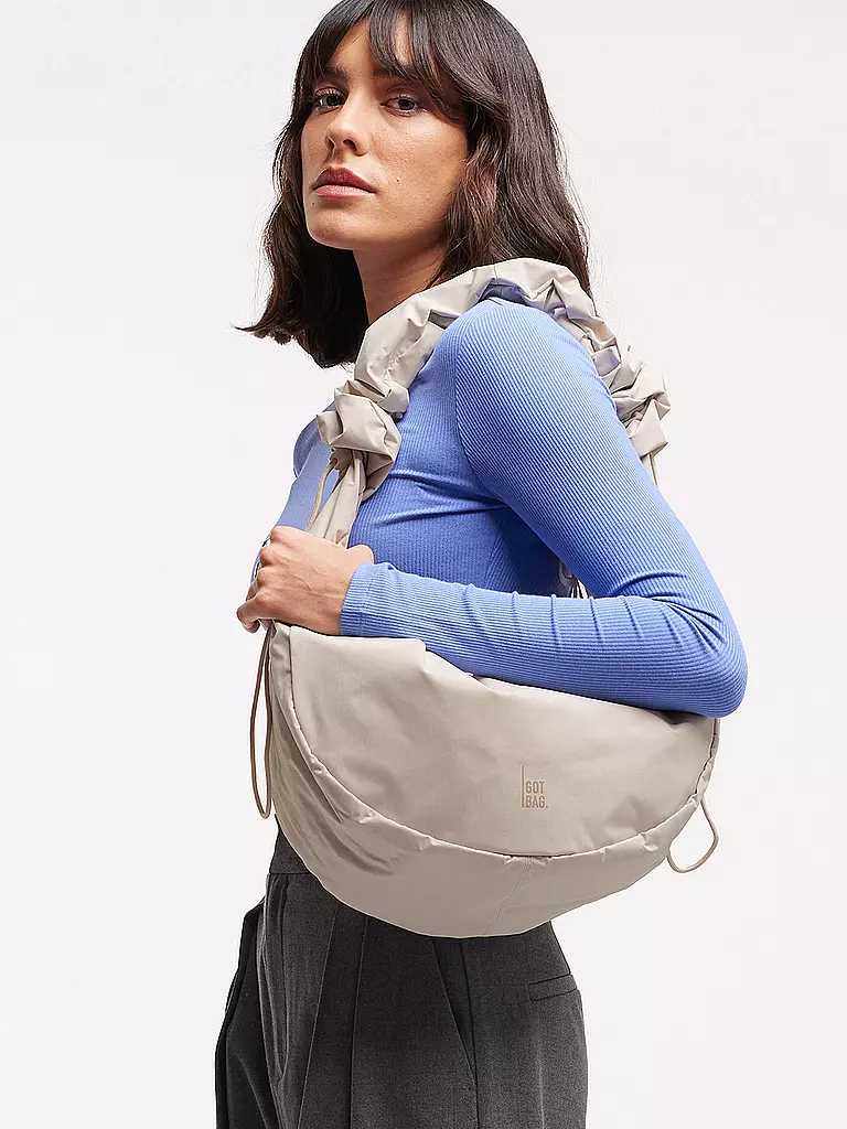 GOT BAG | Tasche - Umhängetasche MOON BAG RUFFLE | beige
