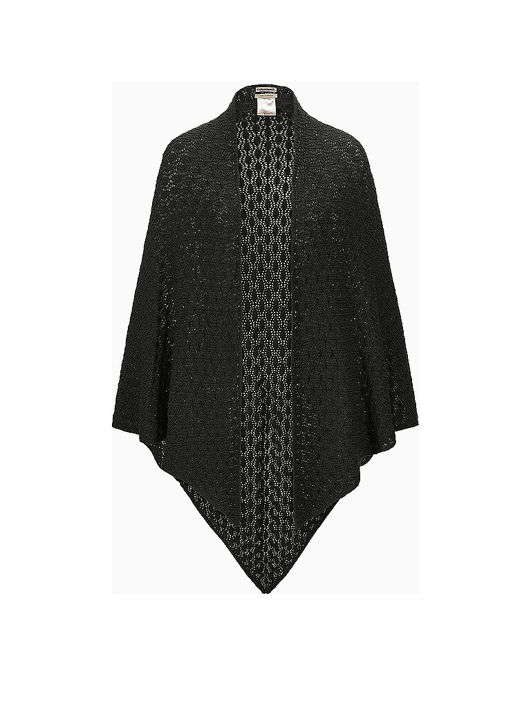 GOTTSEIDANK Trachten Cape - Poncho JOLANDA schwarz | ONE SIZE