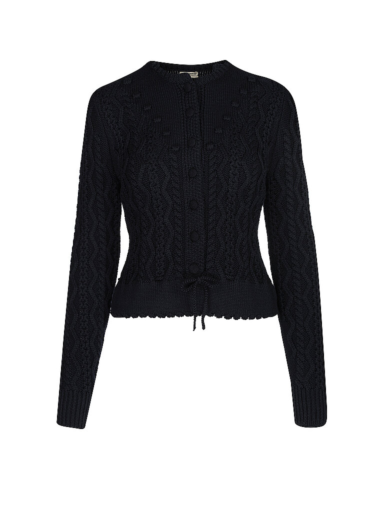 GOTTSEIDANK Trachten Strickjacke LENE dunkelblau | XL