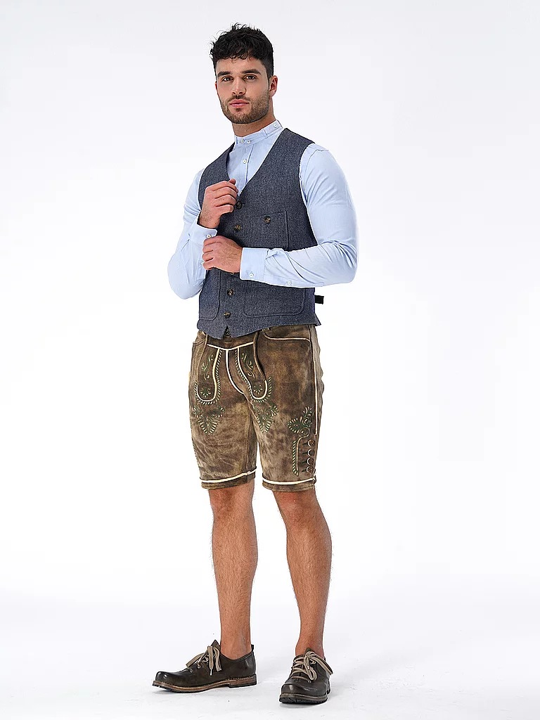 Chemise Traditionnelle GOTTSEIDANK LENZ Bleu S 2