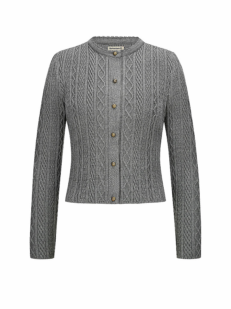 Trachten Strickjacke SOPHIA grau XL damen