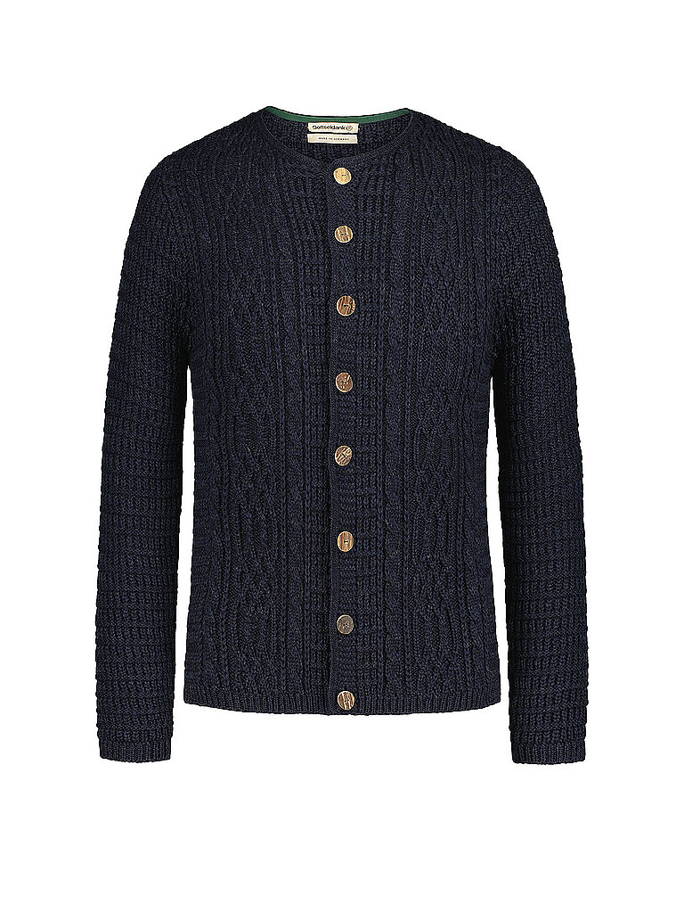 GOTTSEIDANK Trachtenstrickjacke ANTON blau | S