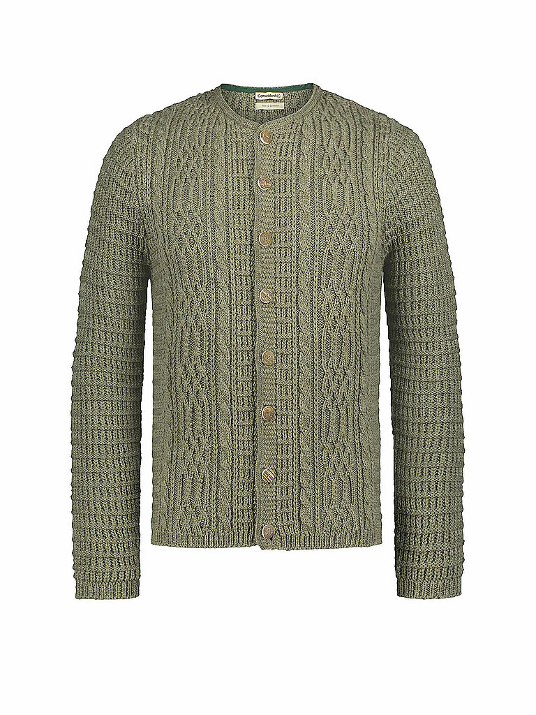 GOTTSEIDANK Trachtenstrickjacke ANTON olive | S