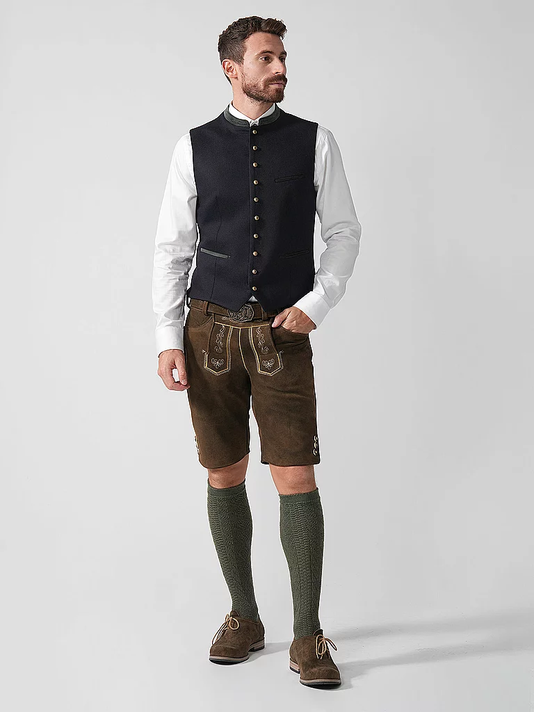 Gottseidank Konstantin Trachten Vest Blue 44 2