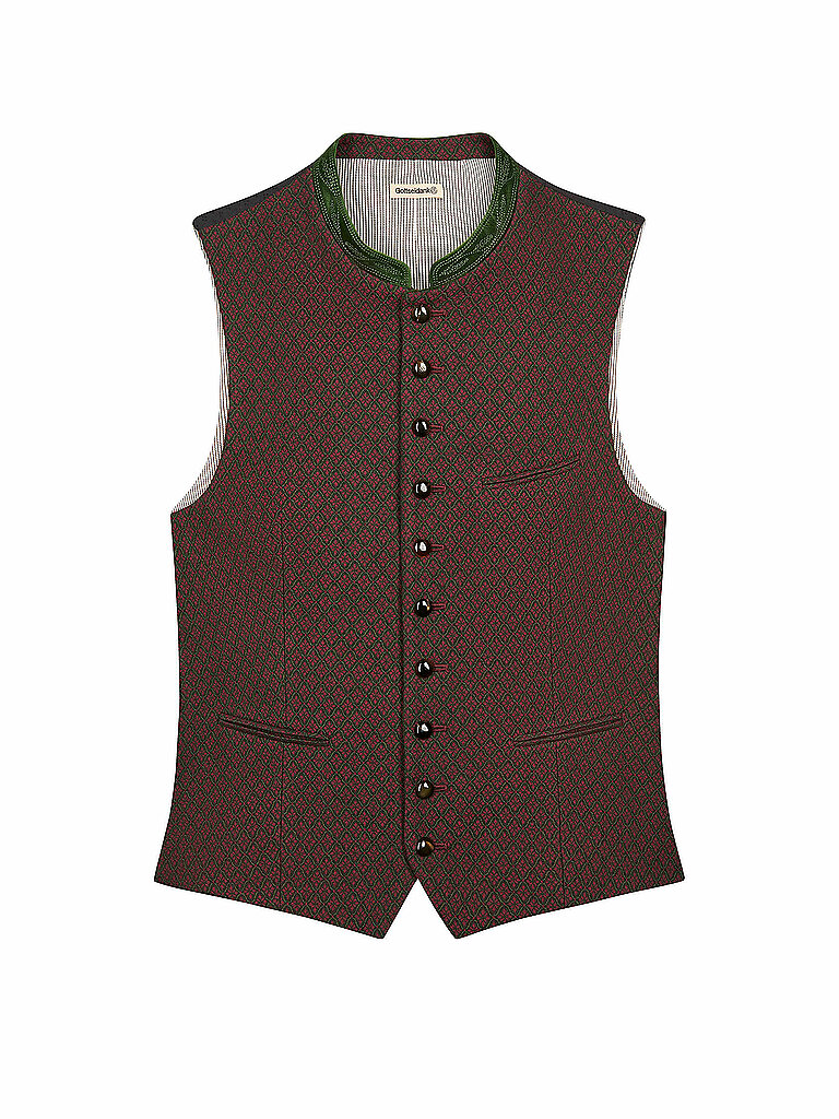 Trachtengilet KONSTANTIN dunkelrot 48 herren