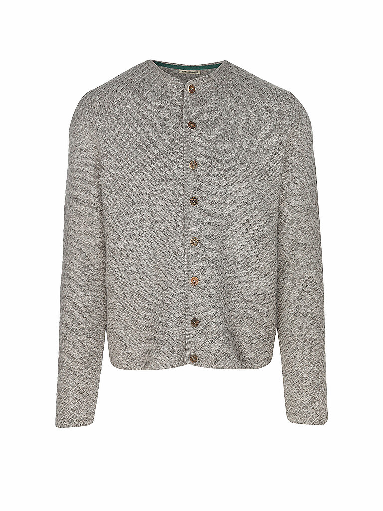 Trachtenstrickjacke XAVER hellgrau L herren