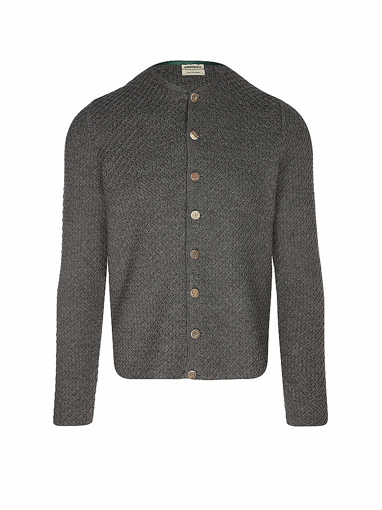 GOTTSEIDANK Trachtenstrickjacke XAVER grau | S
