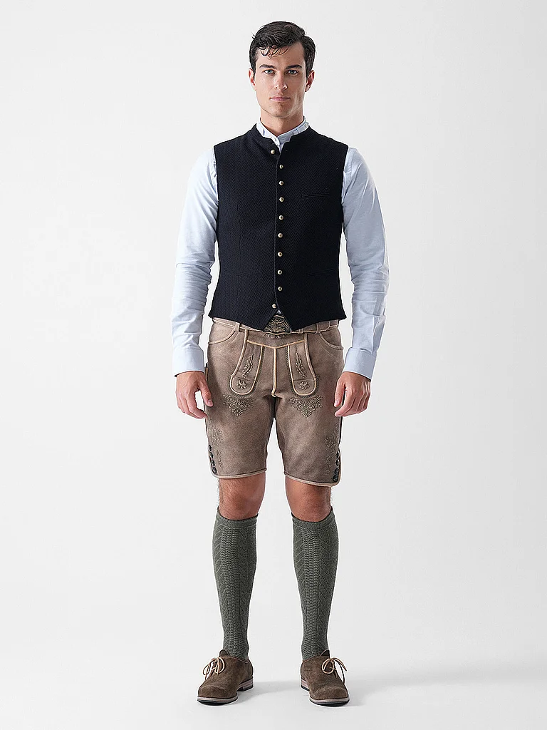 Gottseidank Konstantin Trachten Vest Blue 44 8