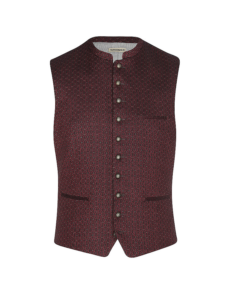 Trachtengilet KONSTANTIN dunkelrot 50 herren