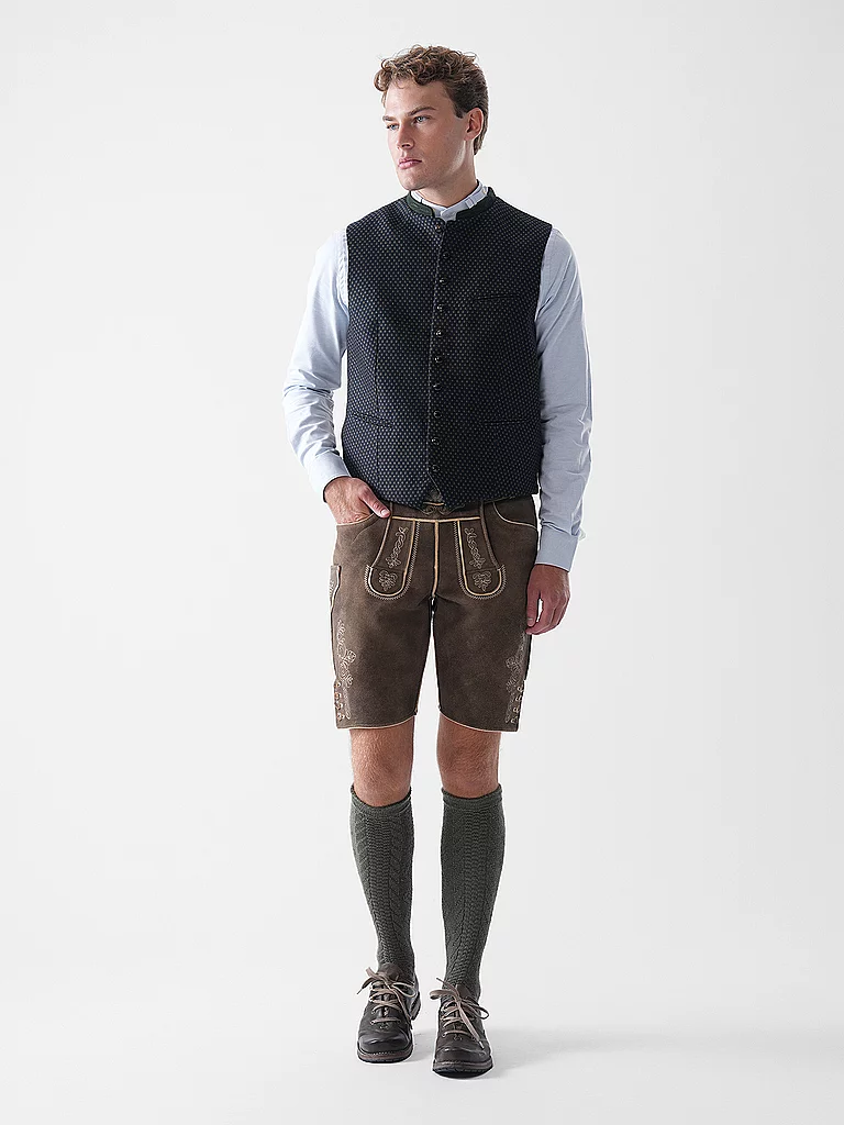 Gottseidank Konstantin Trachten Vest Blue 44 6