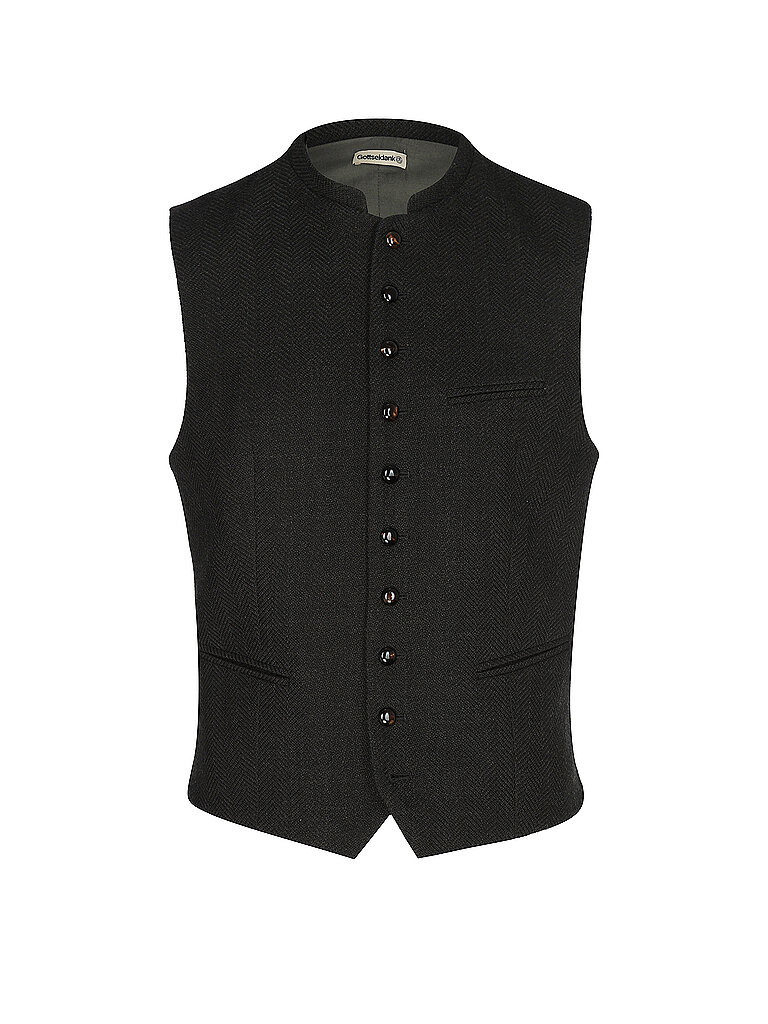 Gottseidank Konstantin Traditional Vest Dark Green 48 5