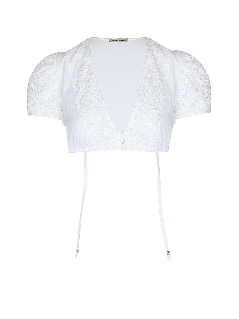 GOTTSEIDANK Dirndlbluse LIESBETH weiss | 32