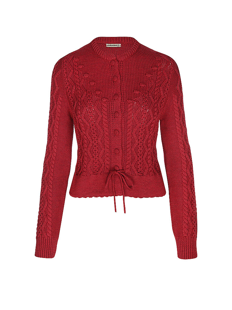 Trachten Strickjacke LENE rot S damen