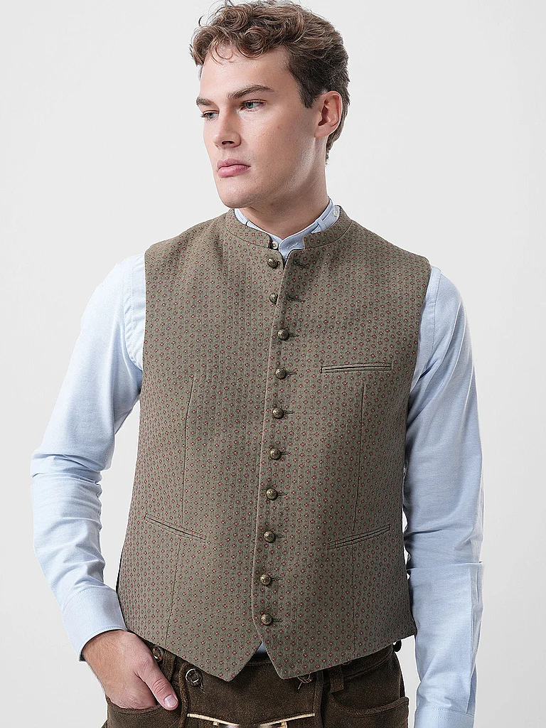 GOTTSEIDANK Trachtengilet KONSTANTIN braun   58 herren 2