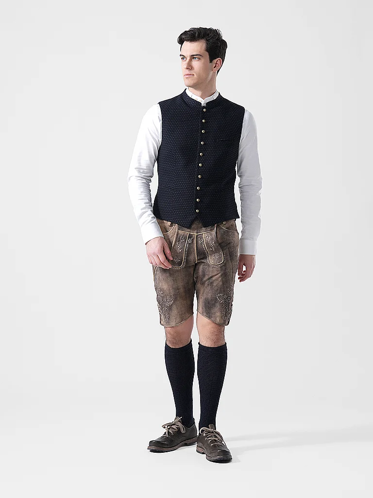 Gottseidank Konstantin Trachten Vest Blue 44 10