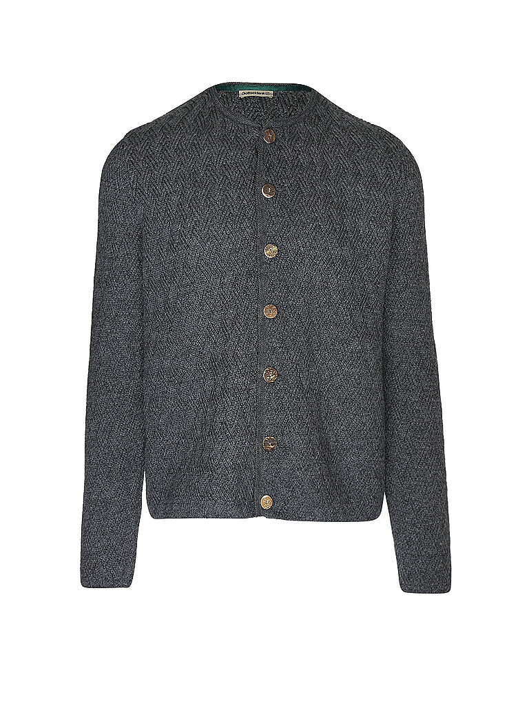 GOTTSEIDANK Trachtenstrickjacke EUSTACHIUS grau | L