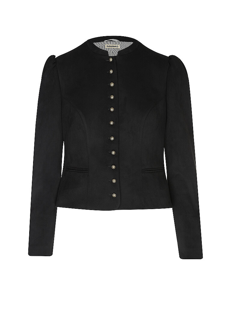 GOTTSEIDANK Trachtenbluse BELINDA schwarz | 44