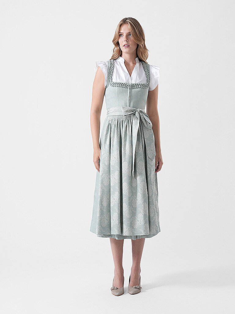 GOTTSEIDANK Dirndl VRENI hellgrün | 42