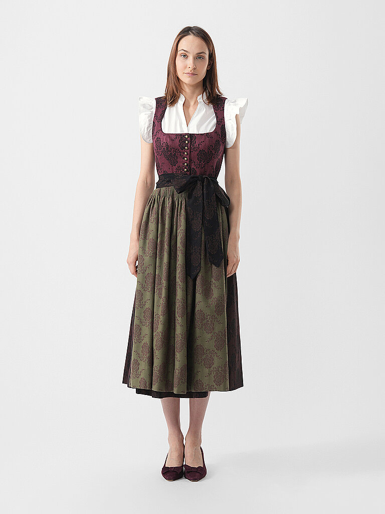 GOTTSEIDANK Dirndl MONIKA  rot | 36