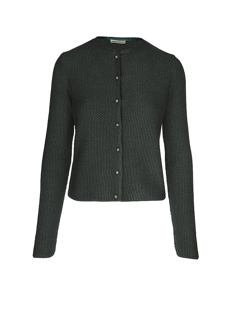 GOTTSEIDANK Trachtenstrickjacke IGNEZ dunkelgrün | L