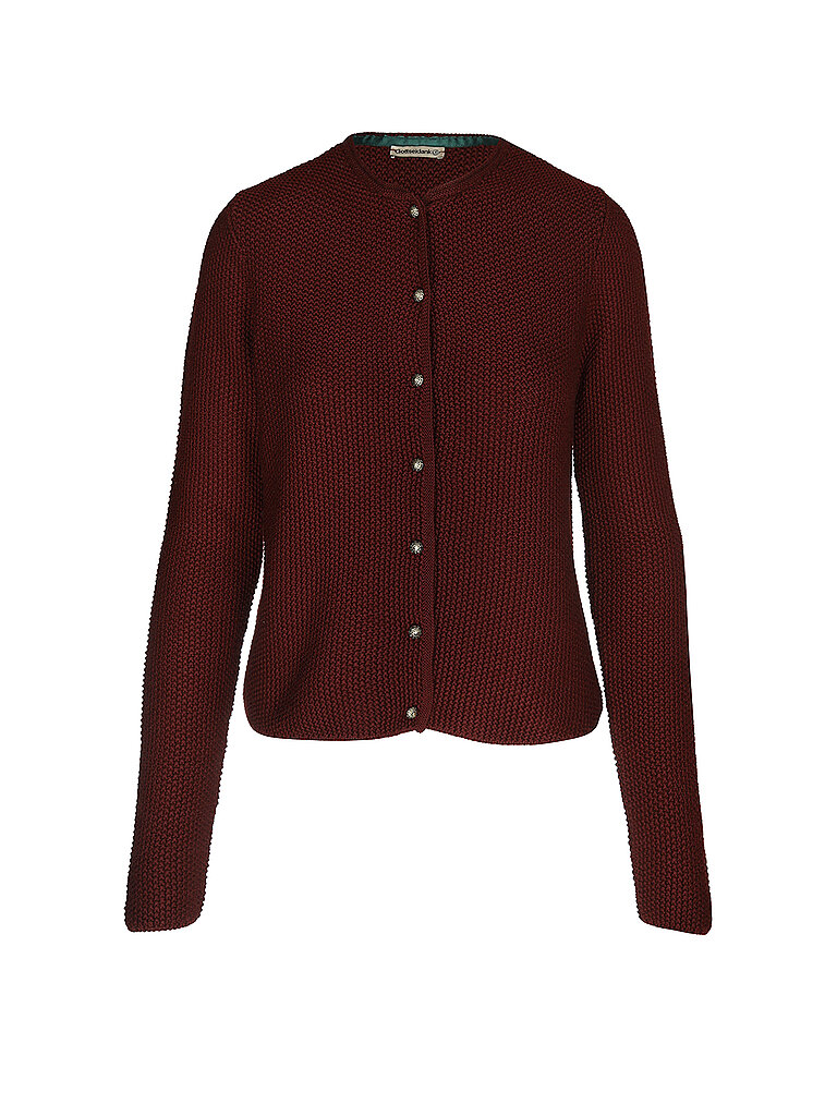 GOTTSEIDANK Trachtenstrickjacke IGNEZ rot | M