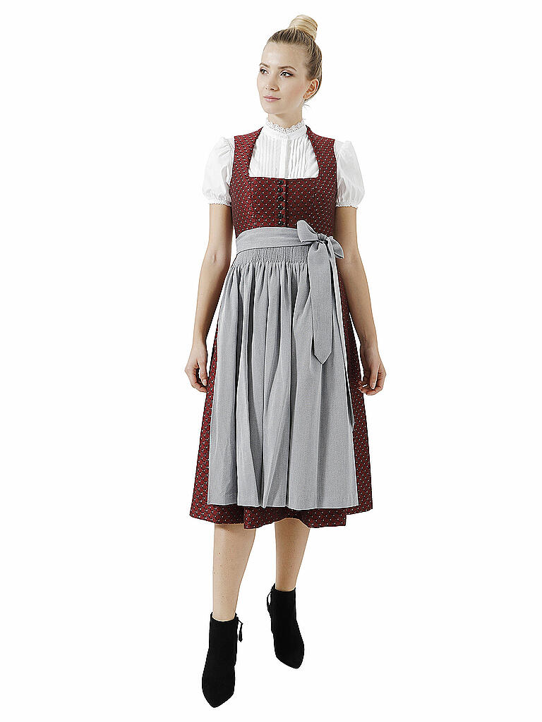 GOTTSEIDANK | Dirndl "Marei" 75cm | rot