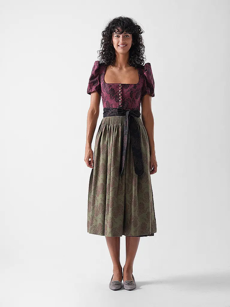 GOTTSEIDANK | Dirndl LAURA | rot