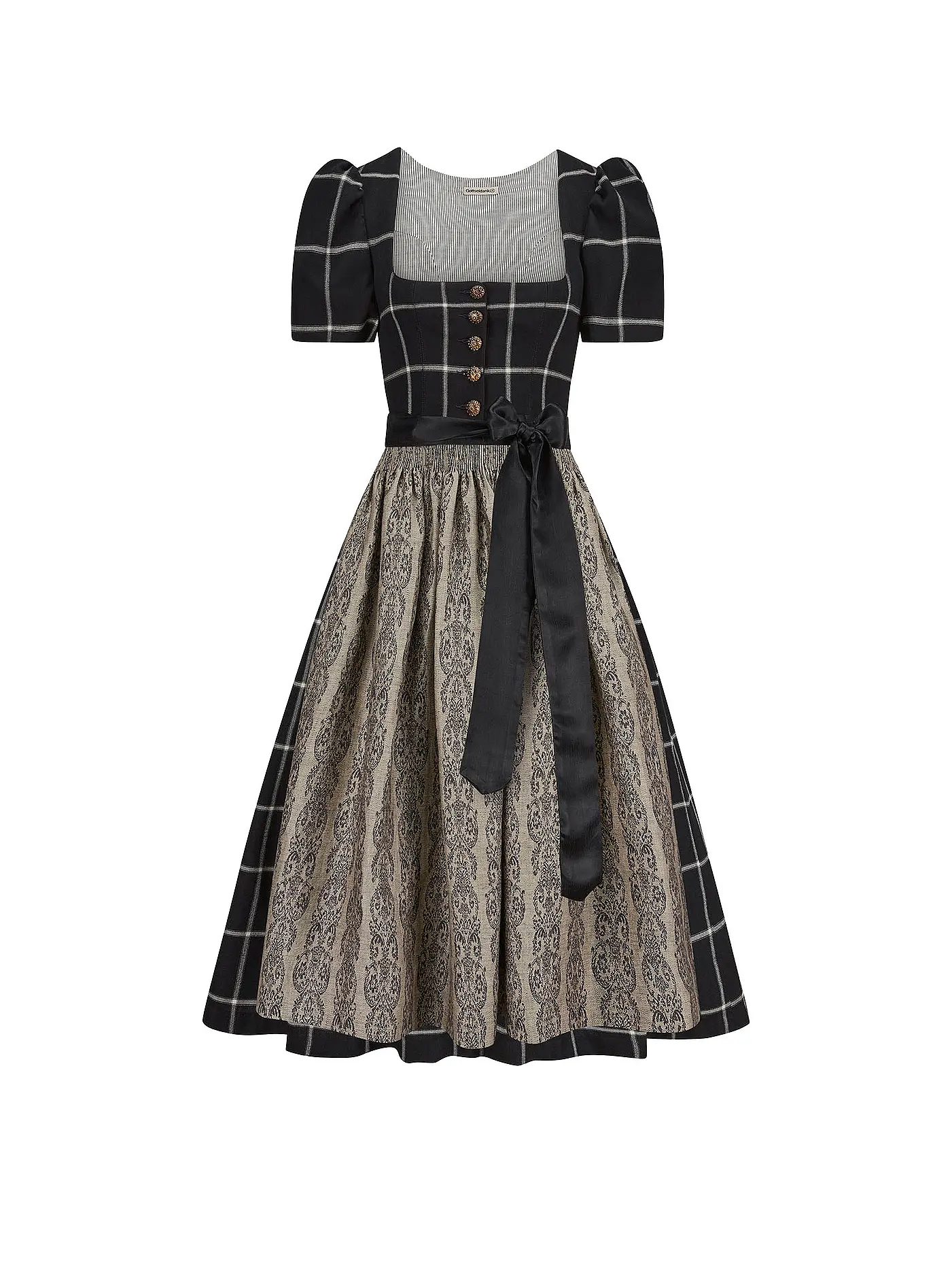 GOTTSEIDANK | Dirndl LORLE  | schwarz